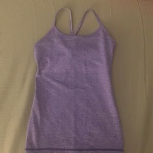 Ivivva size 8 heathered purple tank.